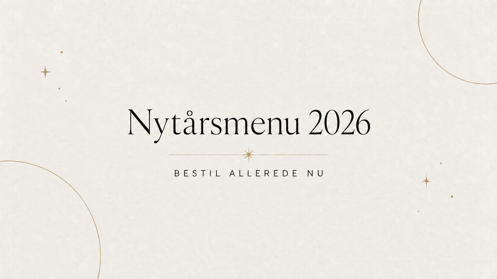 Yutaka Nytårsmenu 2026 - Bestil allerede nu